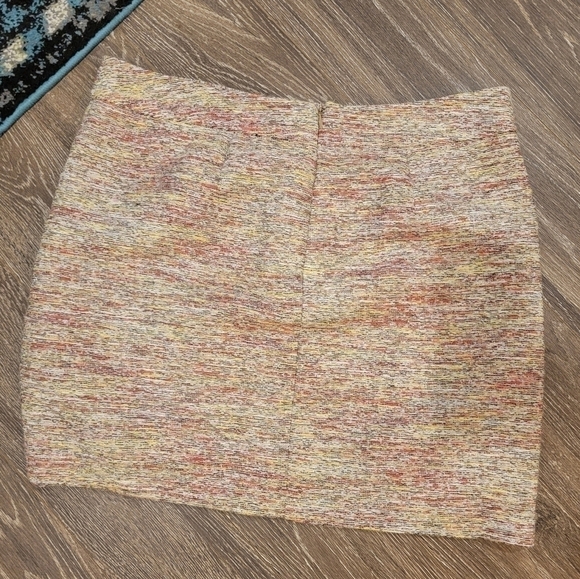 NWOT Ann Taylor LOFT Cotton Poly Tweed Skirt Size 12 - Picture 4 of 9
